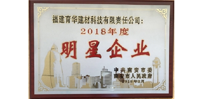 福建育華榮獲“納稅大戶”、“明星企業(yè)”稱號
